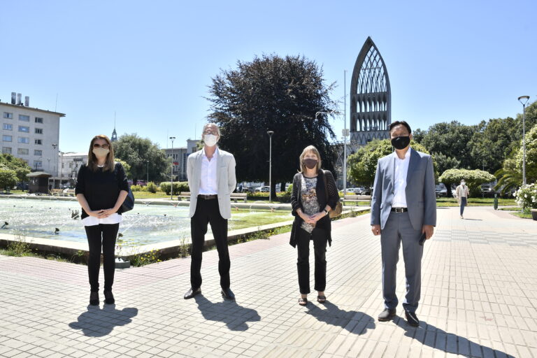 Pamela Bertin, Oleg Noskov, Beatriz Keim y Baatar Takaey