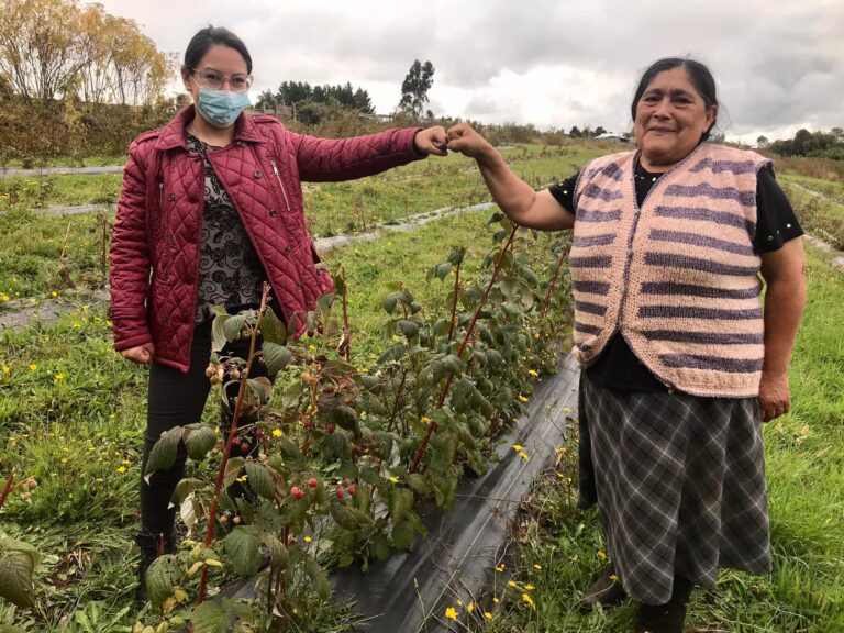 Visita a terreno agricultora agroecológica Elvira Paredes