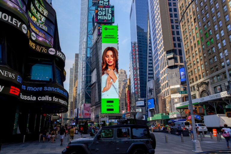 Myriam Spotify Time Square