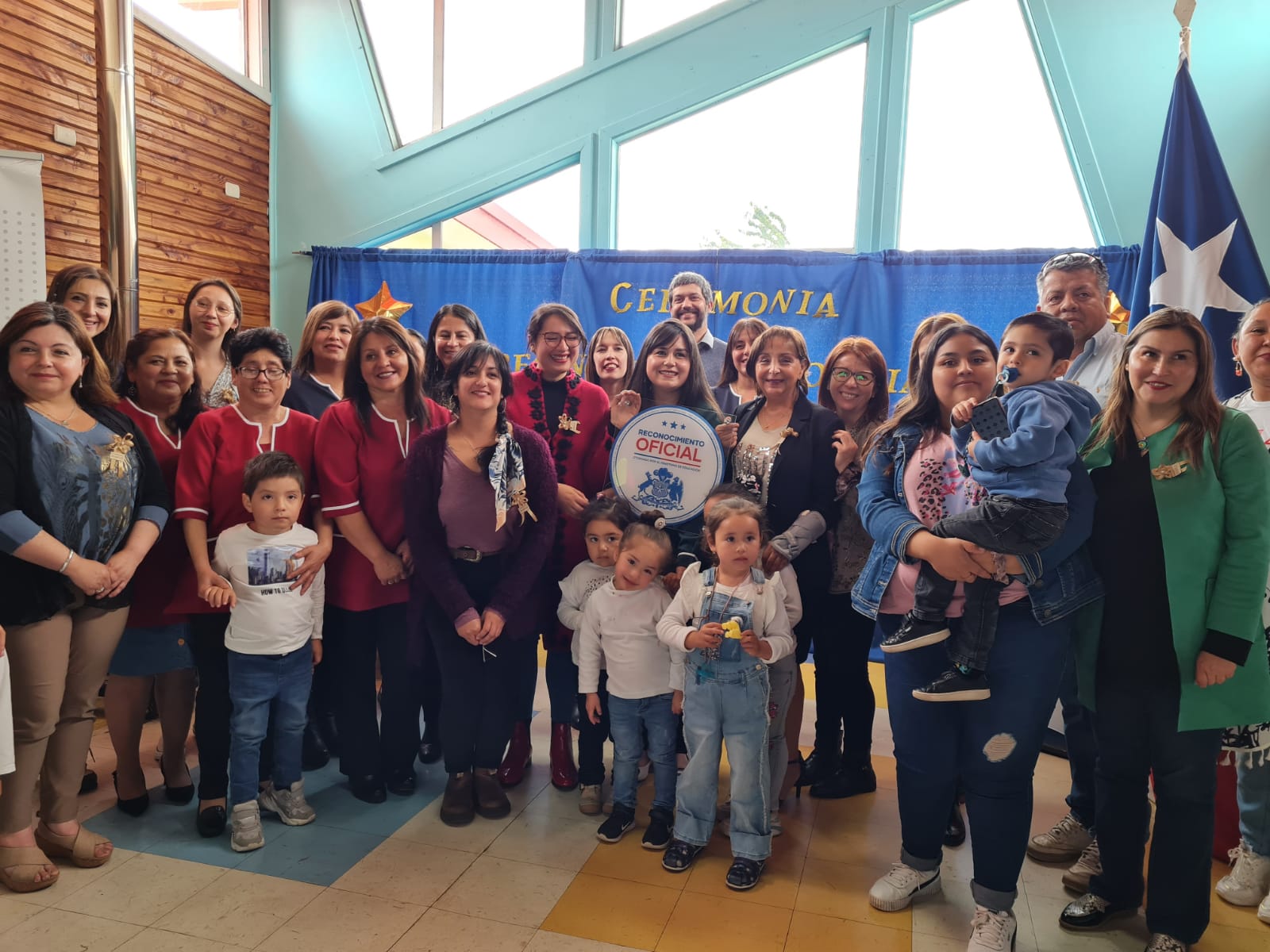 CEREMONIA RECONOCIMIENTO OFICIAL JARDIN