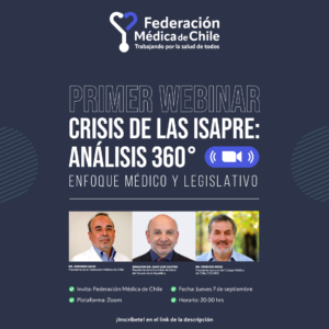 GRÁFICA WEBINAR FEDERACIÓN MÉDICA DE CHILE